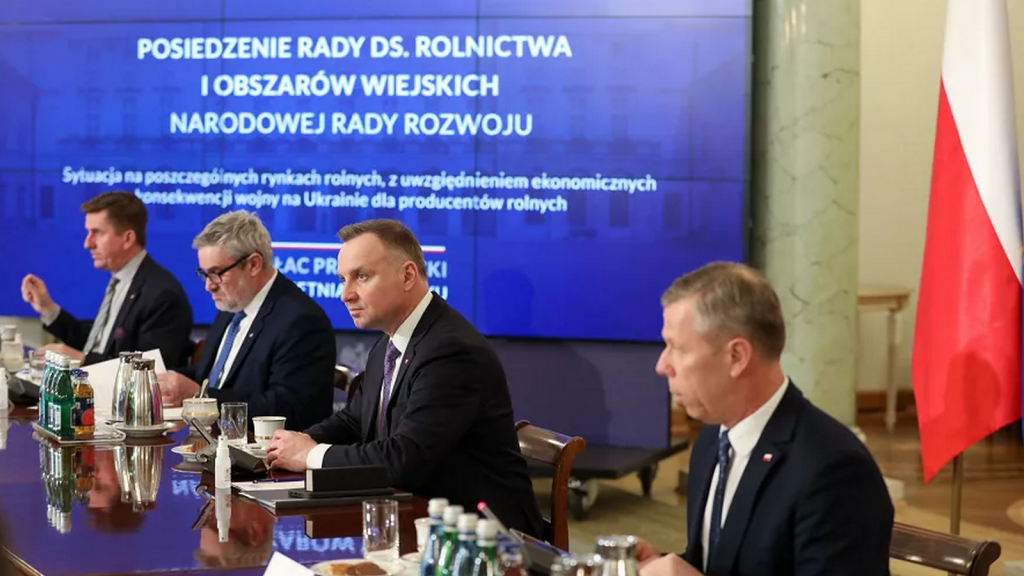 Pałac Prezydencki. Posiedzenie Rady ds. Rolnictwa i Obszarów Wiejksich z udziałem prezydenta Andrzeja Dudy. Fot. Przemysław Keler / KPRM