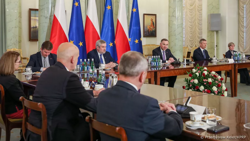 Pałac Prezydencki. Posiedzenie Rady ds. Rolnictwa i Obszarów Wiejksich z udziałem prezydenta Andrzeja Dudy. Fot. Przemysław Keler / KPRM