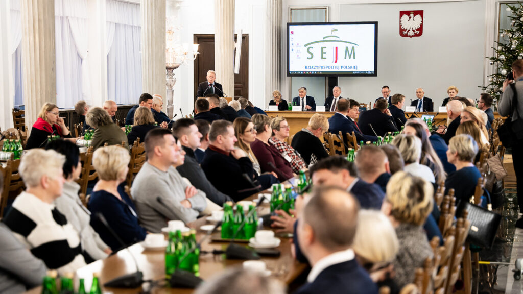 Konferencja w Sejmie RP.
