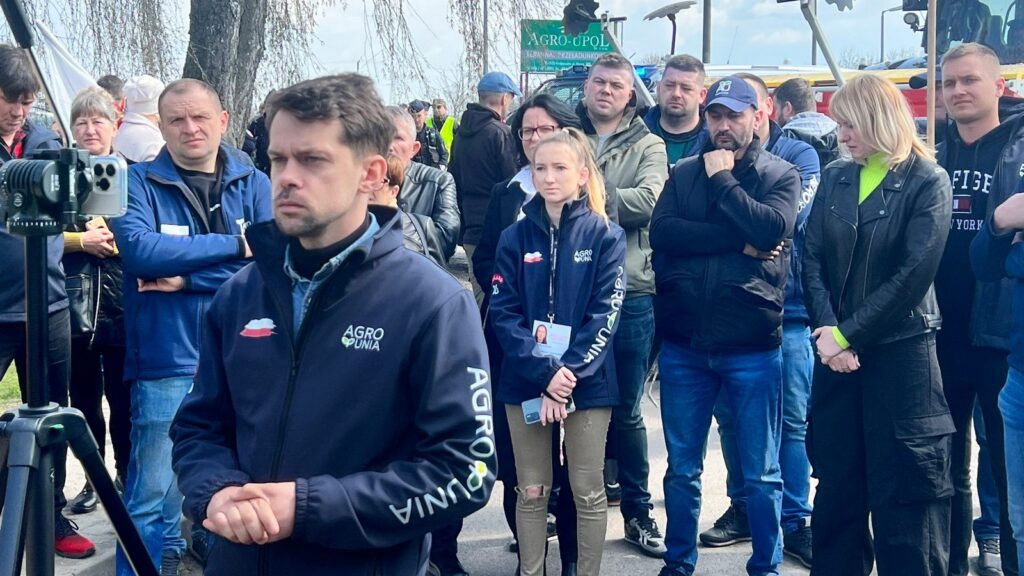 Szef AGROunii Michał Kołodziejczak w Hrubieszowie